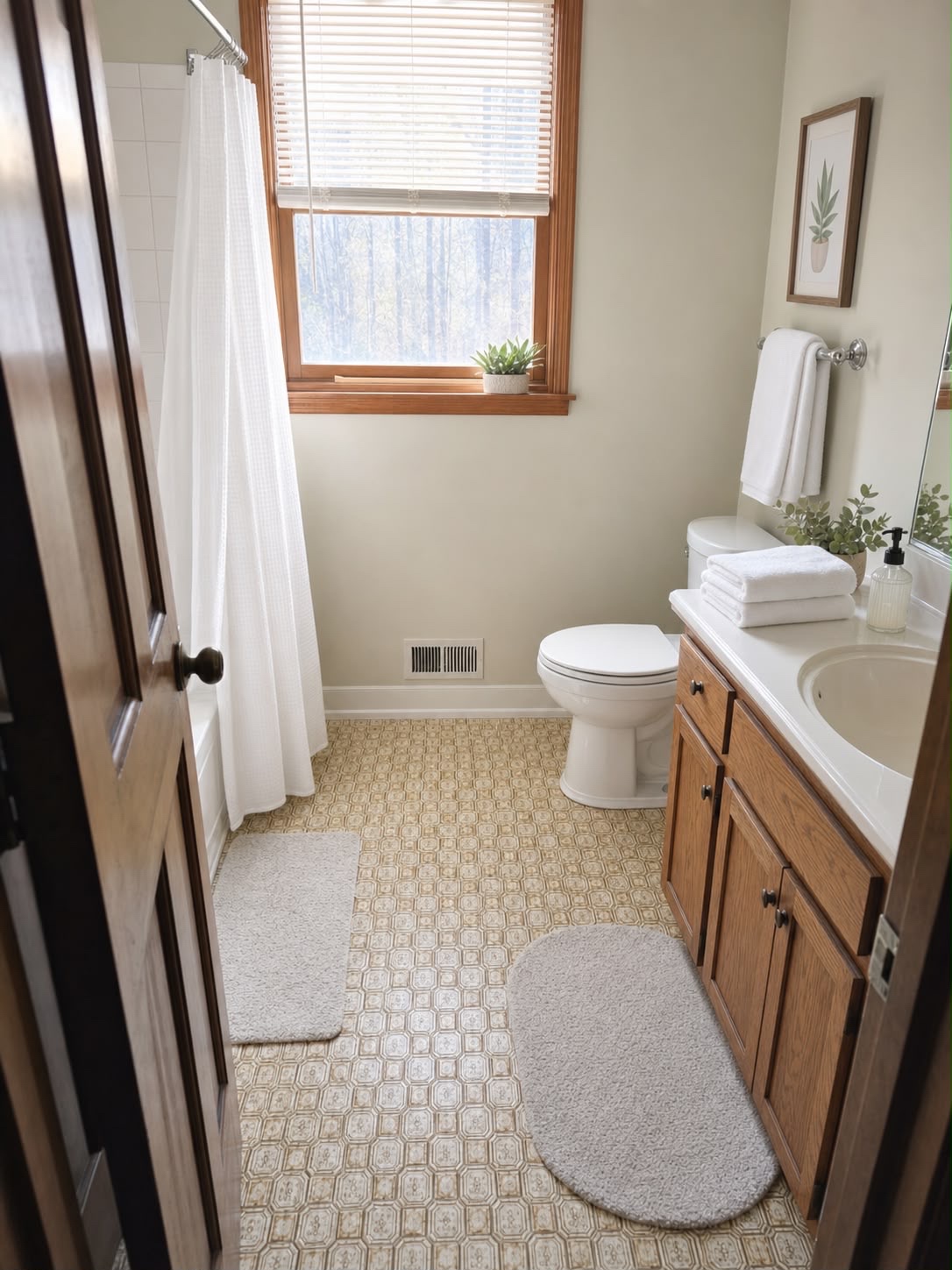 Bathroom with tub/shower