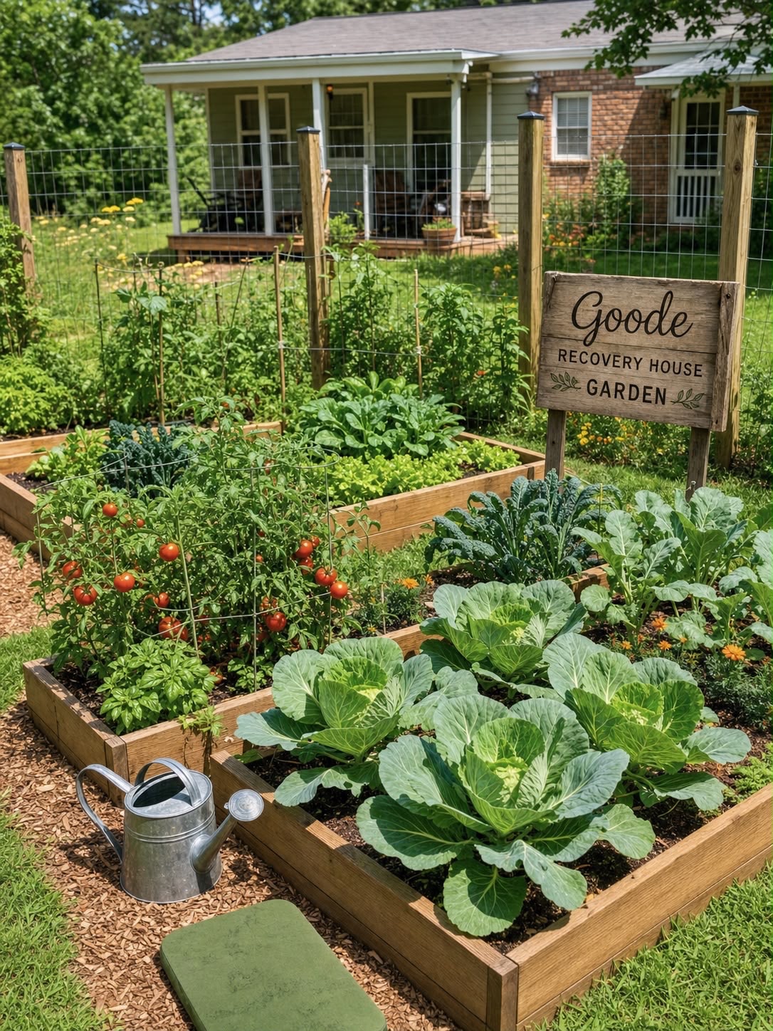 Goode Recovery House therapeutic garden